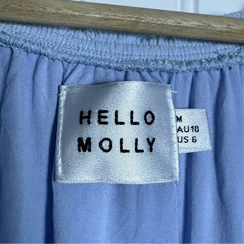 Hello Molly Light Blue Midi Dress - Picture 9 of 14